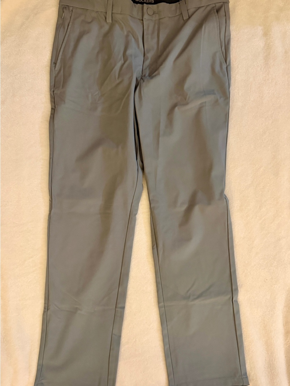 NEW Dockers Men's Tech Chino Slim Fit Pants Gray Size 34x30